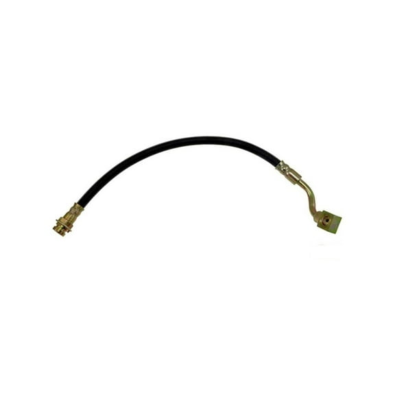 KarParts360 For Chevy Silverado 1500 1999-2006 Brake Hydraulic Hose | Treated Steel End 1 Fitting | Black | Banjo End 1 Fitting | EPDM Rubber Hose | Replacement For 15075746, 15102333