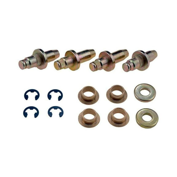 KarParts360 For Chevy Silverado 1500 2004 2005 2006 Door Hinge Pin And Bushing Set | Copper Bushing | Steel Pin | 0.388 Inches Bushing Inside Diameter | Replacement For 12472843, 12472844