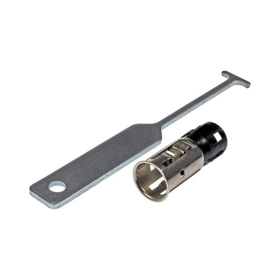 KarParts360 For Chevy Silverado 1500 2007-2014 Cigarette Lighter Socket And Removal Tool | Plastic Terminal | Female Pin Terminal | 2.3 Inches Tube Length