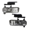 thumbnail image 1 of KarParts360 For Chevy Silverado 1500/2500 1999 2000 2001 2002 Fog Light Driver And Passenger Side | Pair Front | CAPA Rectangular | With Mounting Bracket | GM2592113, GM2592113C, GM2593113, GM2593113, 1 of 6