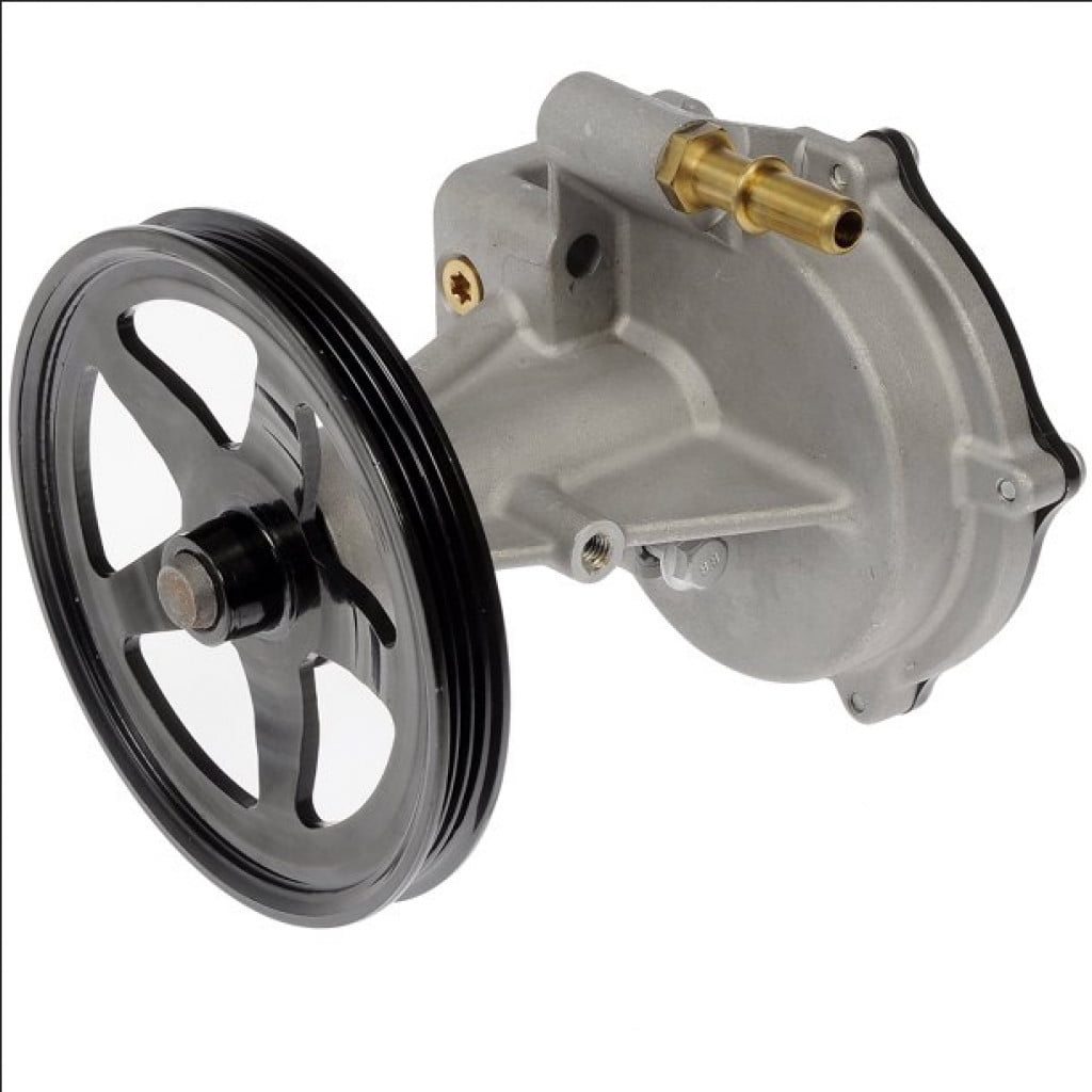 KarParts360 For Chevy Silverado 1500/Cheyenne 2014 15 16 17 18 2019 Vacuum Pump | Cast Aluminum | Belt Drive Type | 0.3 Inches Outlet Port Inside Diameter | With Gasket Or Seal | 12654013, 12659655