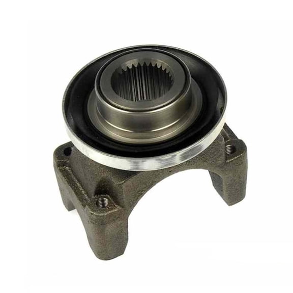 KarParts360 For Chevy Silverado 1500 Classic 2007 Differential Pinion Yoke | Cast Iron | Gray Color | 33.2 Millimeters Inside Diameter | 7 Millimeters Mounting Hole Diameter | For 12470387