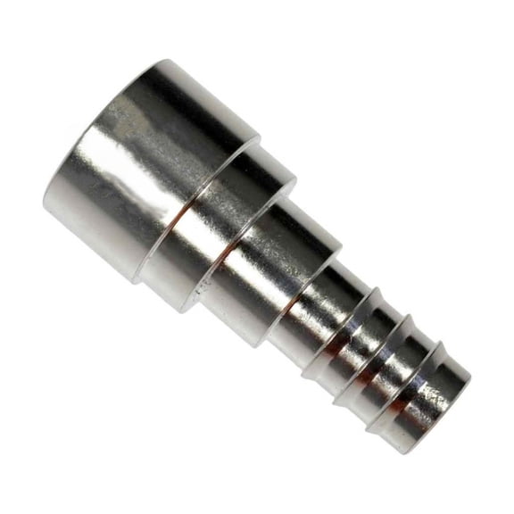 KarParts360 For Chevy Silverado 1500 HD 2003 Metal Heater Hose Connector | Aluminum Material | Silver | Quick Disconnect Fitting Attachment End 2 | Replacement For 15059583