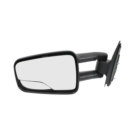KarParts360 For Chevy Silverado 2500 1999 00 01 02 03 2004 Door Mirror Driver Side | Textured Black | Manual | Foldaway | Non-Heated | Extendable Towing Mirror | With Blind Spot Glass | GM1320244