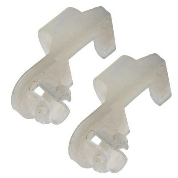 KarParts360 For Chevy Silverado 2500 1999 Door Lock Rod Clips | 2 Pieces | Made Of Plastic | Clear | 0.118 Inches Hole Diameter | Replacement For 15545178