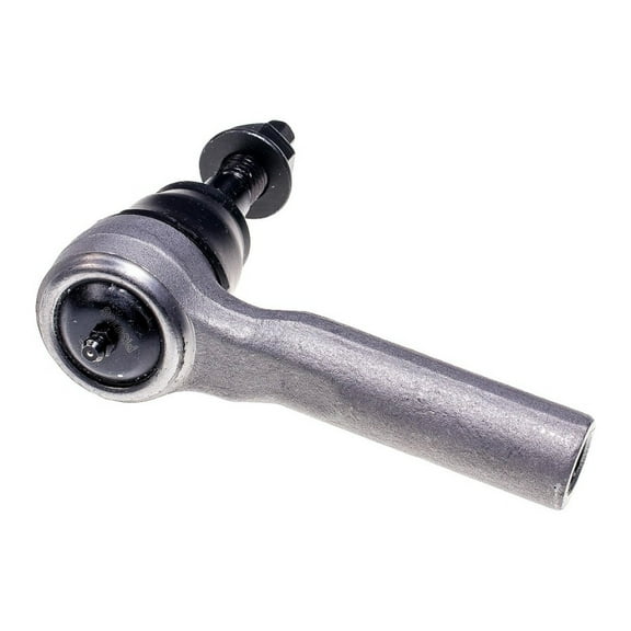 KarParts360 For Chevy Silverado 2500 2011-2018 Steering Tie Rod End | Polymer Bearing | Powder Coated Finish | Silver Color | Steel Housing | Threaded Type | Replacement For 19256659, 22913602