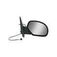 thumbnail image 1 of KarParts360 For Chevy Silverado 2500/3500 HD 2007-2013 Door Mirror Passenger Side | Power Glass | Heated | Manual Foldaway | Textured Black | Replacement For GM1321325 | 20809948, 1 of 7