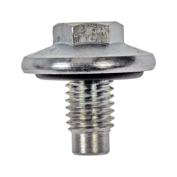 KarParts360 For Chevy Silverado 2500 HD 2001-2019 Transmission Drain Plug | Steel Material | Silver | Metric Thread Type | M12 Thread Diameter | Replacement For 24233099