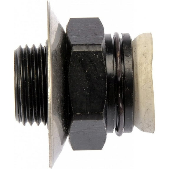 KarParts360 For Chevy Silverado 2500 HD/3500 2003 2004 2005 2006 Oil Cooler Line Connector | Steel Material | Black Finish | Replacement For 15170197, 15797464
