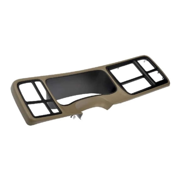 KarParts360 For Chevy Silverado 3500/1500/2500 HD 2003 2004 2005 2006 Dashboard Instrument Bezel | Plastic Material | Beige | Clip On Mounting Method | Replacement For 15804934
