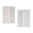 thumbnail image 1 of KarParts360 For Chevy Silverado 3500 2001 2002 Cab Corner Molding Driver and Passenger Side | Pair | Side Molding | Standard Cab | Paintable White | For GM1654110, GM1655110 | 88937507, 88937508, 1 of 5