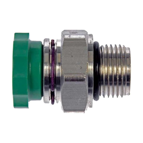 KarParts360 For Chevy Silverado 3500 2003 2004 2005 2006 Transmission Connector | Metal Material | Male Thread End 2 | Straight Fitting Angle | 0.5 Inches End 1 Outside Diameter | For 88996645