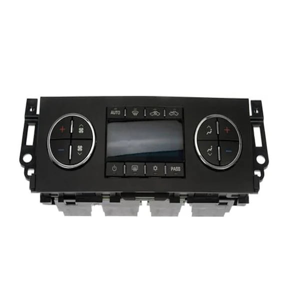 KarParts360 For Chevy Silverado 3500 2010 2011 Climate Control Module | Black Housing | Automatic Type | Male Pin Terminal | Female Connector | Replacement For 15116312, 15952373