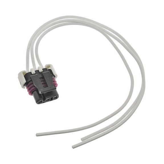 KarParts360 For Chevy Silverado 3500 HD 2007-2016 Electrical Connector | Plastic | Metal Contact Terminal | Blade Terminal | Push On Attachment Method | 1 Male Connector