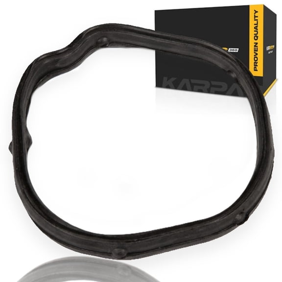 KarParts360 For Chevy Sonic 2012-2020 Engine Coolant Outlet O-Ring | Rubber | Black | Square Rim | 0.334 in. / 8.495 mm Thickness | Replacement For 55562045