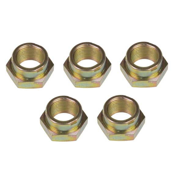 KarParts360 For Chevy Suburban 1500 2009 10 11 12 13 2014 Spindle Nuts | 5 Pieces | 36 Millimeters Hex Size | M24-2.0 Thread Size | Replacement For 10260374, 10289657
