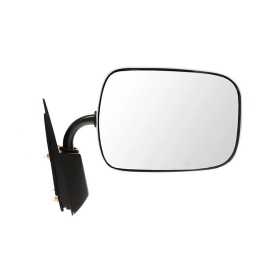 KarParts360 For Chevy Tahoe 1995 96 97 98 99 2000 Door Mirror Passenger Side | Manual | Non-Heated | Full Size | Foldaway | Polished | Made Of Stainless Steel | Replacement For GM1321103 | 15697332