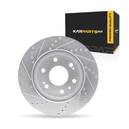 KarParts360 For Chevy Tahoe 2017 2018 2019 2020 Disc Brake Rotor | 6 Stud/Lug Hole | Silver | 30 Millimeters / 1.18 Inches Nominal Thickness | 330 Millimeters / 12.99 Inches Outside Diameter