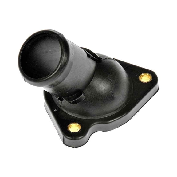 KarParts360 For Chevy Tracker 2005 2006 2007 2008 Engine Coolant Thermostat Housing | Plastic Material | Black | 45 Degrees Housing Neck Angle | 3 Mounting Hole Quantity 1.313 Inches Outside Diameter