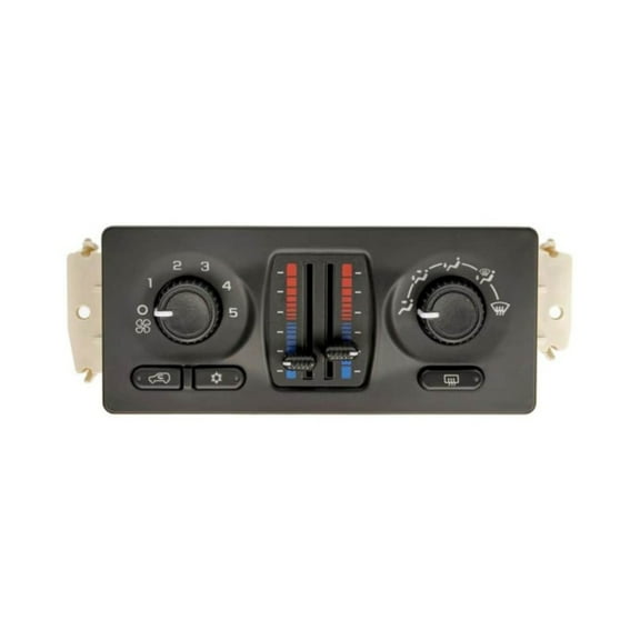 KarParts360 For Chevy Trailblazer 2002-2009 Climate Control Module | Black Housing | Manual Control | Bolt On Mounting | Pin Terminal | Female Connector | Male Terminal Gender | For 10370033, 1037003