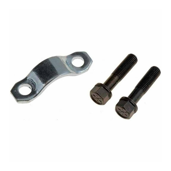 KarParts360 For Chevy Trailblazer/EXT 2002 03 04 05 2006 U-Joint Strap | Steel | 5/16 Inches Bolt Thread Size | 2-Bolts | 1 Strap Count | 3.19 Inches Strap Length | 1.03 Inches Strap Width | 14018700