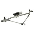 thumbnail image 1 of KarParts360 For Chevy Traverse 2009 2010 2011 Wiper Linkage | Galvanized Steel Material | Natural Finish | Rubber Bushing | Electrical Driver | Bracket Motor Mounting | For 15268609, 20785187, 1 of 6