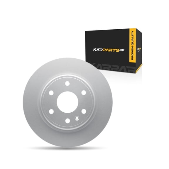 KarParts360 For Chevy Traverse 2009-2017 Brake Rotor | Front | Cast Iron | Rotors Only Design | Vented | Plain Rotor Style | 114.3 Millimeters / 4.50 Inches Bolt Circle | 6 Lug Holes
