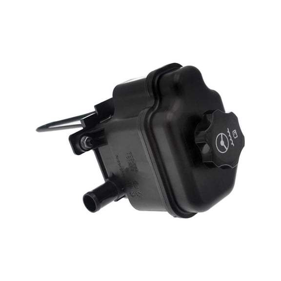 KarParts360 For Chevy Traverse 2009-2017 Power Steering Reservoir | Plastic Material | Matte Finish | Black Color | Single Type | With Cap | Replacement For 25879975, 20795354