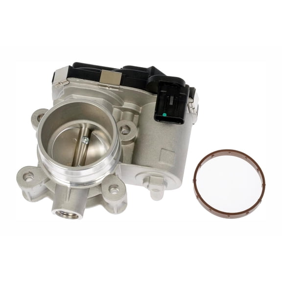 KarParts360 For Chevy Trax 2019 Throttle Body | Aluminum Body | Natural Finish | Blade Connector/Terminal Type | Male Electrical Connection | Flanged Inlet Type | Replacement For 12659491, 12671379