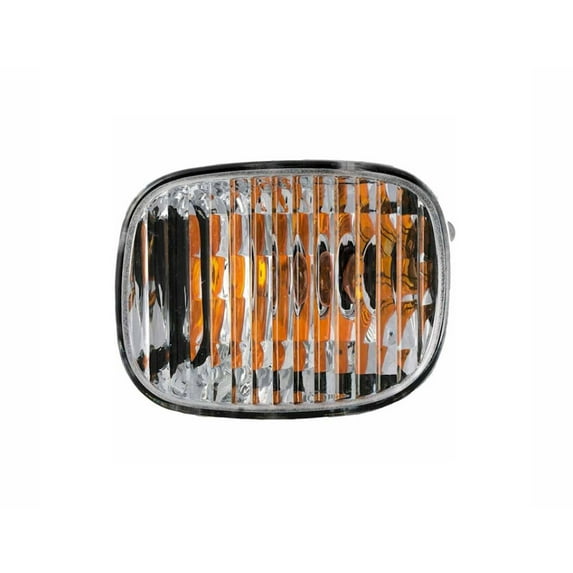 KarParts360 For Chevy Uplander 2005 06 07 08 2009 Side Marker Light Driver Side | Clear Lens | Plastic Material | 12 Volts Direct Current | With Bulbs | Replacement For 15256503