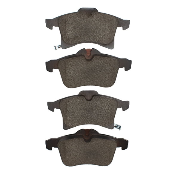 KarParts360 For Chevy Zafira 2006 Disc Brake Pads | Ceramic Friction | Mechanical Pad Wear Sensor | 155.2 Millimeters / 6.11 Inches Inner Pad Width | 76.7 Millimeters / 3.02 Inches Outer Pad Height