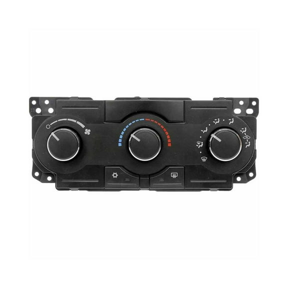 KarParts360 For Chrysler 300 2006 07 08 09 2010 Climate Control Module | Black Housing | Bolt On Mounting | Pin Terminal | Female Connector | Male Terminal Gender | 2 Connector | For 55111870AC