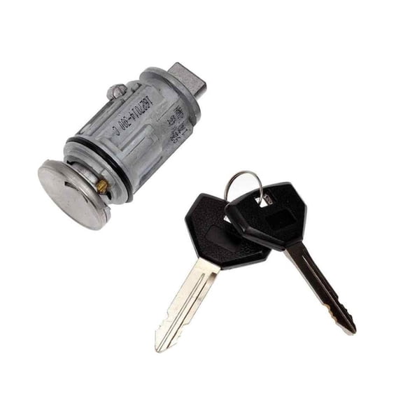 KarParts360 For Chrysler Concorde/Intrepid 1993 94 95 96 1997 Ignition Lock Cylinder | Silver Housing | Metal Lock Material | 2 Key Quantity | Keys Included | Replacement For 4746666