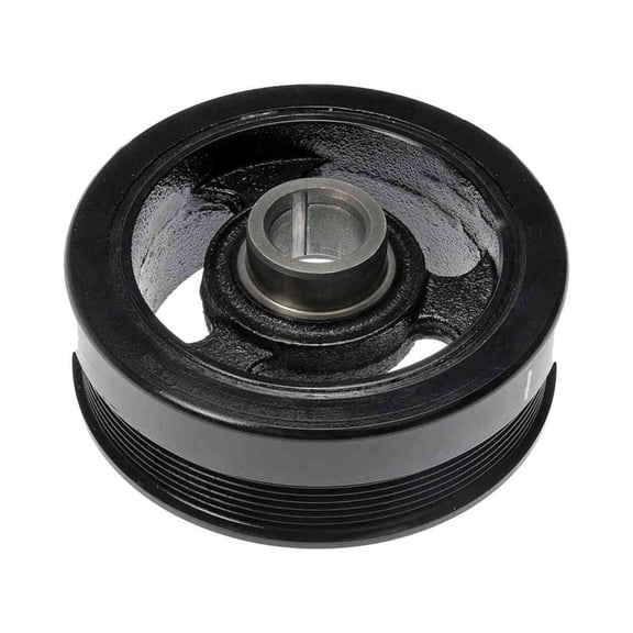 KarParts360 For Chrysler Sebring 2000 01 02 03 2004 Harmonic Balancer Assembly | Black Color | Serpentine Drive Belt Type | Keyway Type | 64.4 Millimeters Depth | For 123037S000, 123037S01A