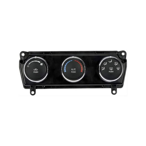 KarParts360 For Chrysler Sebring 2010 Climate Control Module | Black Housing | Bolt On Mounting | Pin Terminal | Female Connector | Male Terminal Gender | 3 Connector | For 55111949AA, 55111949AB