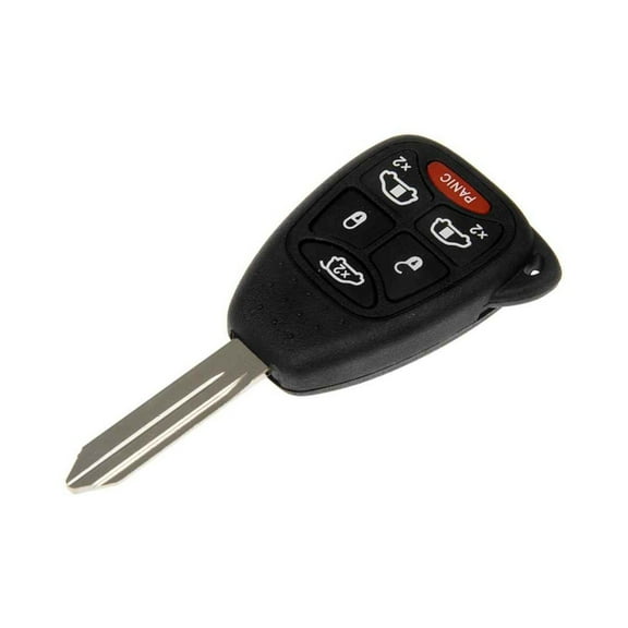 KarParts360 For Chrysler Town & Country 2004 2005 2006 2007 Keyless Remote | 6 Buttons | Plastic/Metal/Rubber Black | Lock/Unlock/Panic Button Functions | Excluded Battery | Replacement For 68291093A
