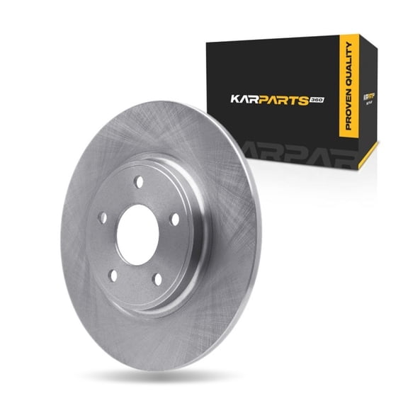 KarParts360 For Chrysler Town and Country 2012 13 14 15 2016 Disc Brake Rotor Rear | Cast Iron | Vented | 10.4 Millimeters/0.41 Inches Discard Thickness | 12 Millimeters/0.47 Inches Nominal Thickness