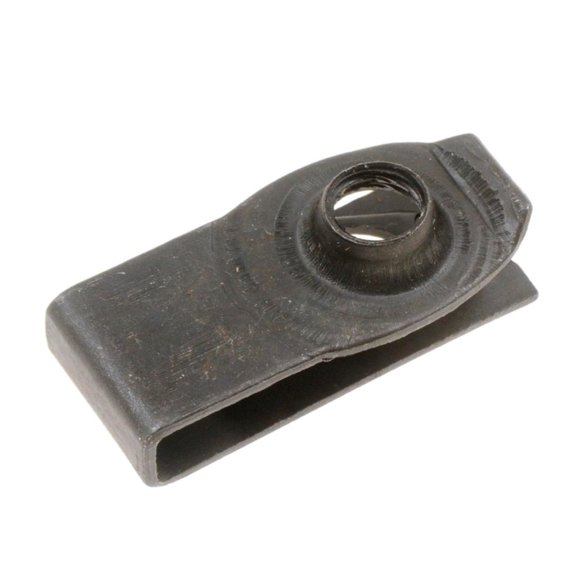 KarParts360 Clip Nut | Steel Material | Black | Coarse Fastener Thread | Open End Design | U Threaded Grade | 25 pieces | Replacement For 1494257, 45267