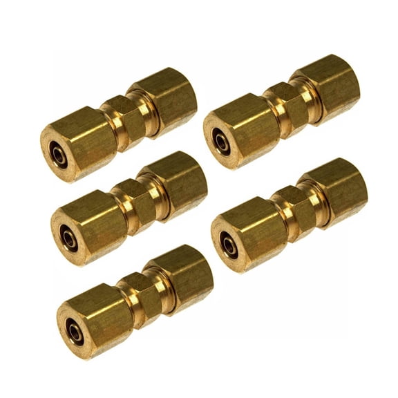KarParts360 Compression Fittings | Brass Material | 5 Pieces | Compression Fitting Attachment End 1