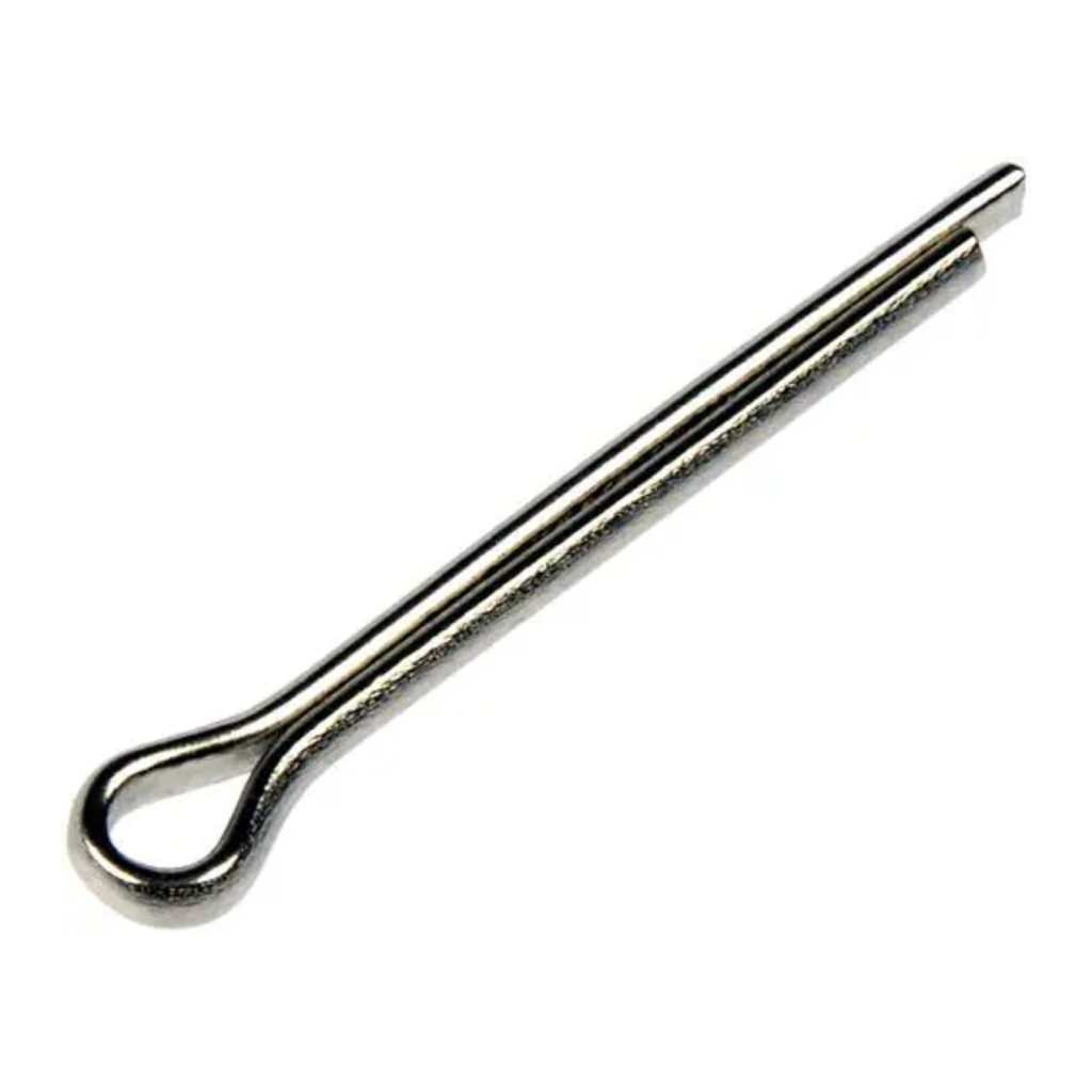 KarParts360 Cotter Pins | 100 Pieces | Made Of Steel | Natural/Zinc-Plated Finish | 1/8 Inches Diameter | Pins/Rings/Clips Fastener | Anchor Fastener Style