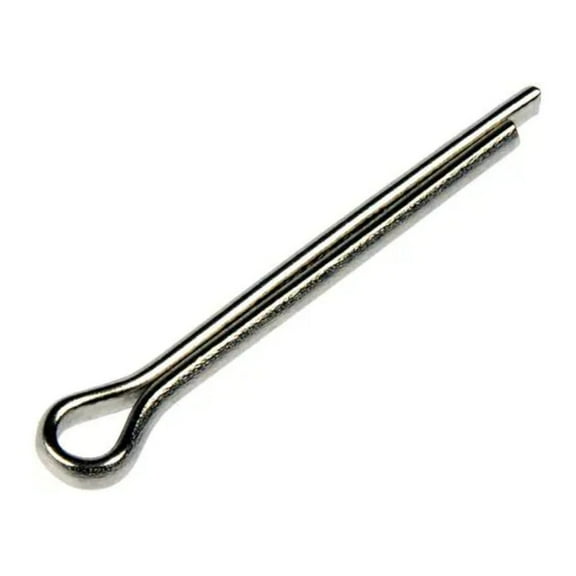 KarParts360 Cotter Pins | 100 Pieces | Made Of Steel | Natural/Zinc-Plated Finish | 1/8 Inches Diameter | Pins/Rings/Clips Fastener | Anchor Fastener Style