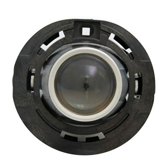 KarParts360 For Dodge Avenger 2011 2012 2013 2014 Fog Light Assembly Driver OR Passenger Side | Single Piece | Clear Lens | Round | Black Housing | Projector Type | CH2594105 | 5182021AA, 5182021AB