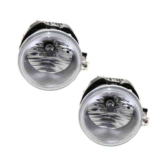 KarParts360 For Dodge Caliber/Nitro 2007 2008 2009 Fog Light Assembly Driver And Passenger Side | Pair | Front | Replacement For CH2592137 | 04805857AB, 4805857AA