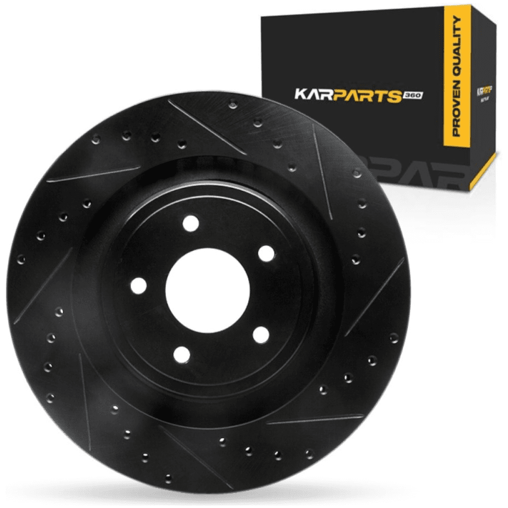KarParts360 For Dodge Caliber 2008 2009 Brake Rotor | Black | 28 ...
