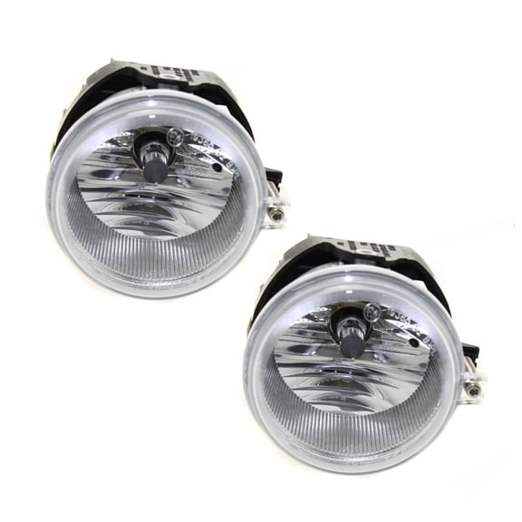 KarParts360 For Dodge Caliber/Nitro 2007 2008 2009 Fog Light Assembly Driver And Passenger Side | Pair | Front | CAPA | Replacement For CH2592137, CH2592137C | 04805857AB, 4805857AA