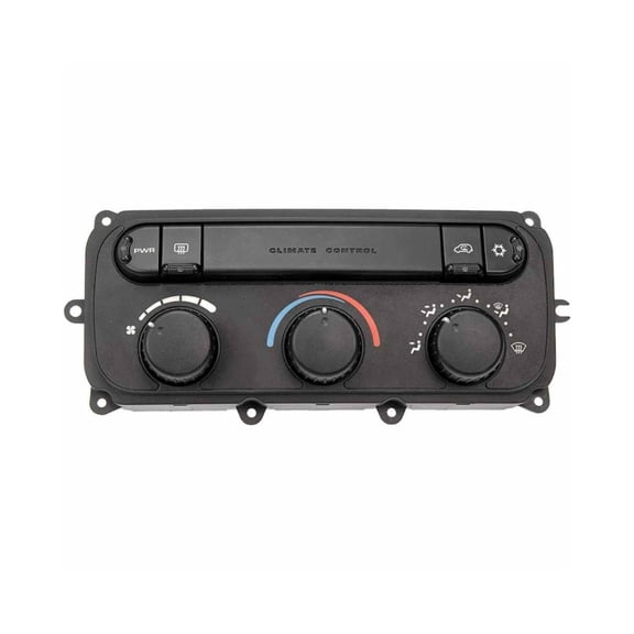 KarParts360 For Dodge Caravan/Grand Caravan 2002 2003 Climate Control Module | Black Housing | Bolt On Mounting | Pin Terminal | Female Connector | Male Terminal Gender | 20, 16 Pin Count | 5005001AG