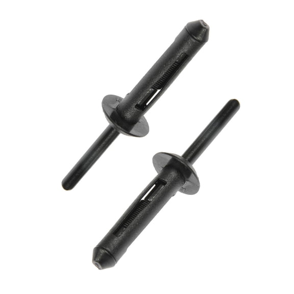 KarParts360 For Dodge Charger 2006 07 08 09 2010 Blind Rivets | Black Color | Rounded Head Type | Plastic Mandrel | 0.5 Inches Diameter | 0.21 Inches Drill Number/Hole Size | For 10184895, 6501559