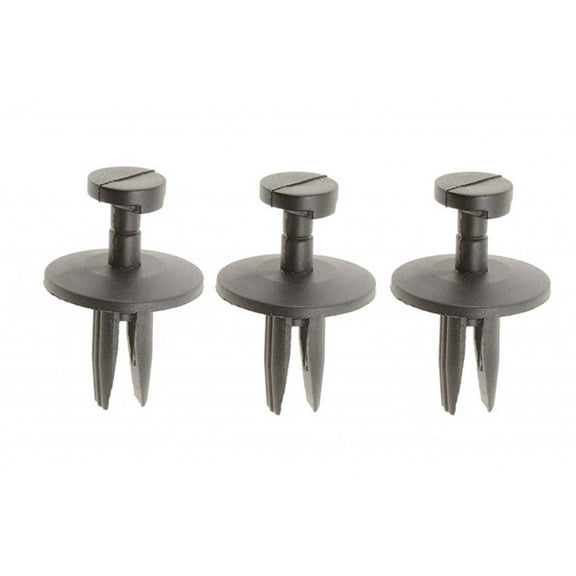 KarParts360 For Dodge Dakota 1997 1998 Rivet | 3 Pieces | Push-In Type | Made Of Nylon | Black | 11/16 Inches Head Diameter | Replacement For 14019206, 16514113
