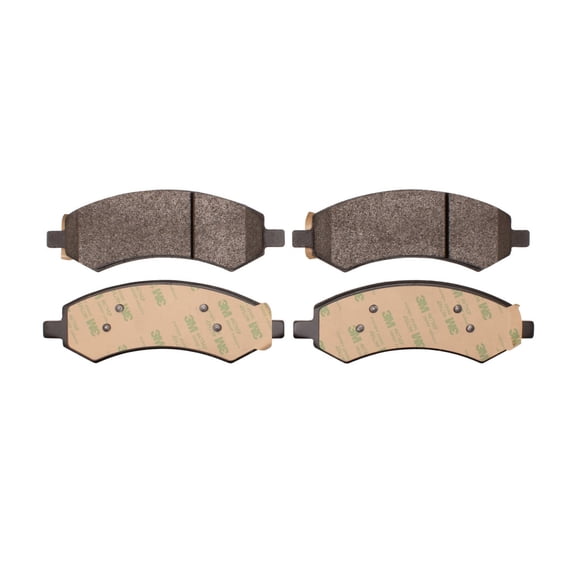 KarParts360 For Dodge Dakota 2005 06 07 08 09 2010 Disc Brake Pads | Semi Metallic | Mechanical Pad Wear Sensor | 2.40 Inches Inner Pad Height | 7.00 Inches Inner Pad Width | 2.40 In. Outer Pad Heigh