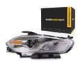 thumbnail image 1 of KarParts360 For Dodge Dart 2013 2014 2015 2016 Headlight Assembly Passenger Side | CAPA Certified | HID | Chrome Finish | With Bulbs | Replacement For CH2519144, CH2519144C | 68292806AB, 1 of 9